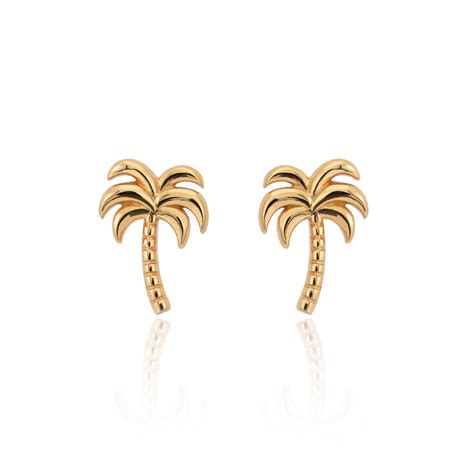 ysl earrings palm trees|sterling silver palm tree earrings.